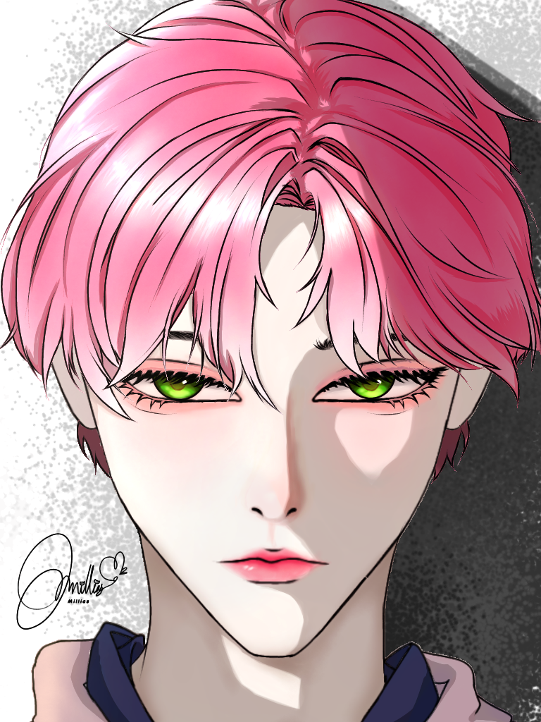 Aesthetic Webtoon Portrait — Vibrant & Expressive Character Art