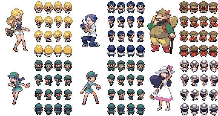 Custom RPG Pixel Art Sprite & Character Sheet — Game Ready